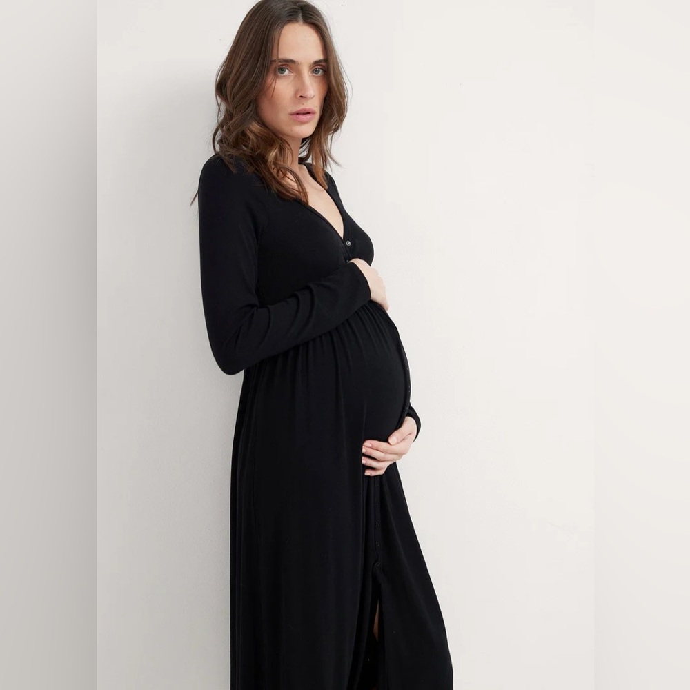 HATCH The Softest Rib Nursing Dress, Size 2. EUC